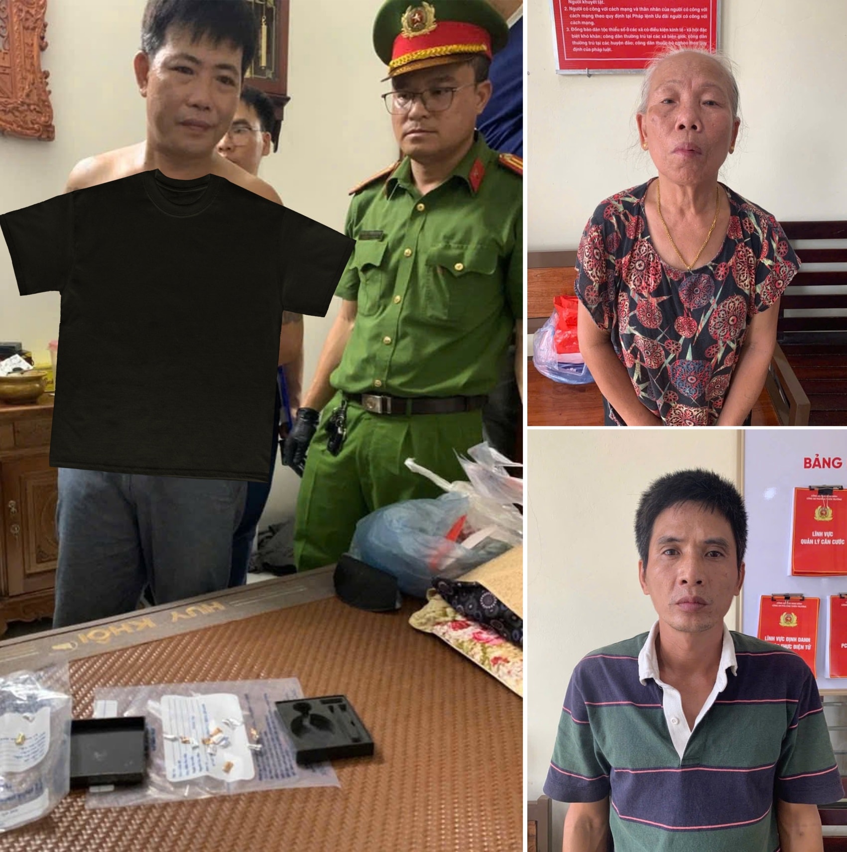 Phát hiện mẹ 69 tuổi cùng con trai kinh doanh trái phép “mai thúy”